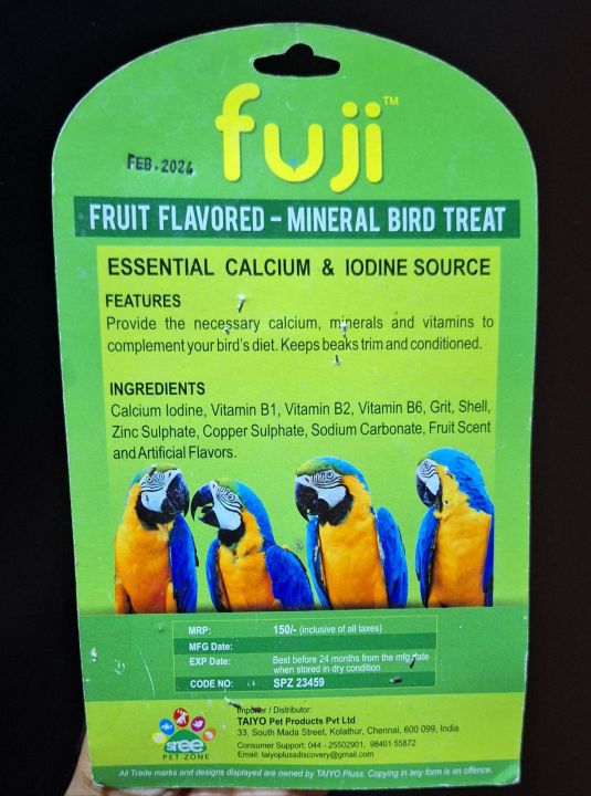Discovery%20Bird%20Calcium%20Mineral%20Block%20Treat%20For%20Birds%20%7C%20Fruit%20Flavour%20%7C%20Suitable%20For%20All%20Birds%20-%20Image%204