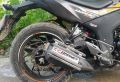 Honda Hornet Silencer Guard Stainless Steel Padani Box Silencer Cover for Motorcycle - Silver. 