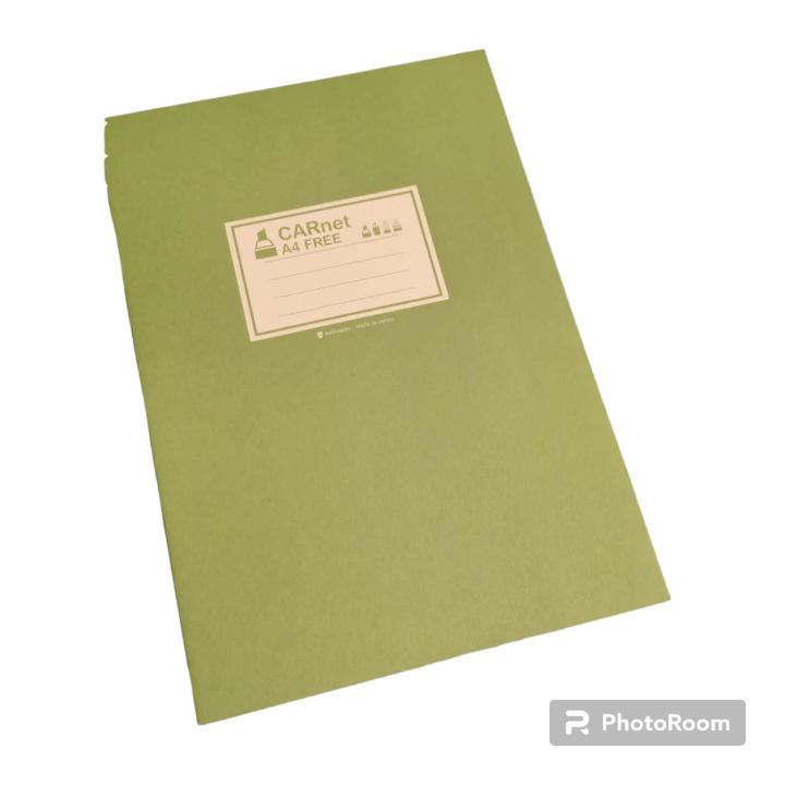 notebooks for office and school made in japan by carnet  8x11 inches A4 size without lines plain pages