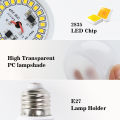 4pcs/lot E27 LED Bulb Lamps AC 220V SMD2835 3W 6W 9W 12W 15W 18W Lampada Led Light Bulbs Living Room Home Indoor LED Bombilla. 