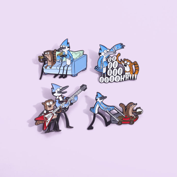Funny%20Cartoon%20Regular%20Show%20Pins%20Brooch%20Cute%20Animal%20Raccoon%20Rigby%20And%20Cyanocitta%20Cristata%20Mordecai%20Badge%20Enamel%20Lapel%20Pin%20Cosplay%20-%20Image%206