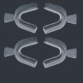 Mouth Guard EVA Teeth Protector Silicone Tooth Orthodontic Braces Transparen Reusable Teeth  Tray Retainer Tool. 
