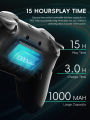 Data Frog Wireless Controller For  Switch OLED/LITE/PC Console Pro Gamepad with Programmable Turbo Function RGB Light. 
