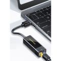Network Adapter Type-C / USB 2.0 / USB 3.0 to RJ45 Gigabit Ethernet LAN cable adepter to Lan built in driver for PC. 