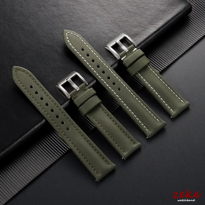 Nylon%20Canvas%20Watch%20Strap%2018/19/20/21/22mm%20for%20%20for%20Blancpain%20Sailcloth%20Waterproof%20Band%20Quick%20Release%20Leather%20Wrist%20Bracelet%20-%20Image%203