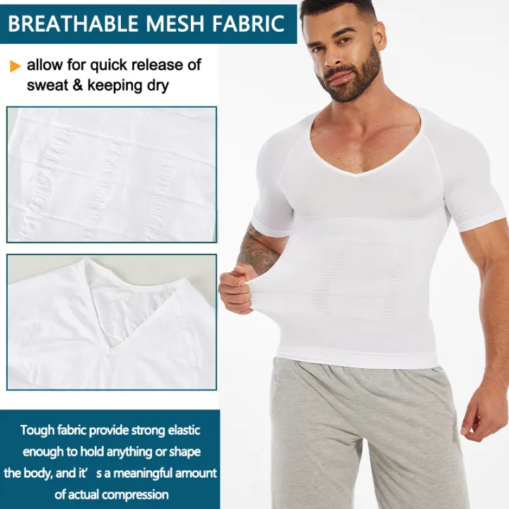 Mens%20Slimming%20Compression%20Shirt%20Body%20Shaper%20V-Neck%20Undershirt%20Shirts%20Workout%20Abs%20Abdomen%20Tummy%20Control%20Shapewear%20Tops%20-%20Image%204