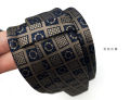 Luxury 8CM Mens Necktie Polka Dot Plaid Ties For Man Groom Groomsman Jacquard Woven Neck Tie Formal Business Party Accessories. 