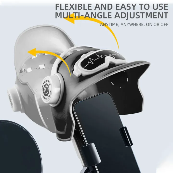 Motorcycle%20Phone%20Holder%20Cute%20Helmet%20Shaped%20Sun%20Visor%20Rainproof%20Handlebar%20Mirror%20Base%20Phone%20Brackets%20For%20Cell%20Phone%20Navigation%20-%20Image%202