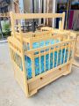 Baby Cot wooden jhula and bad with mettress & Portable Designed. 