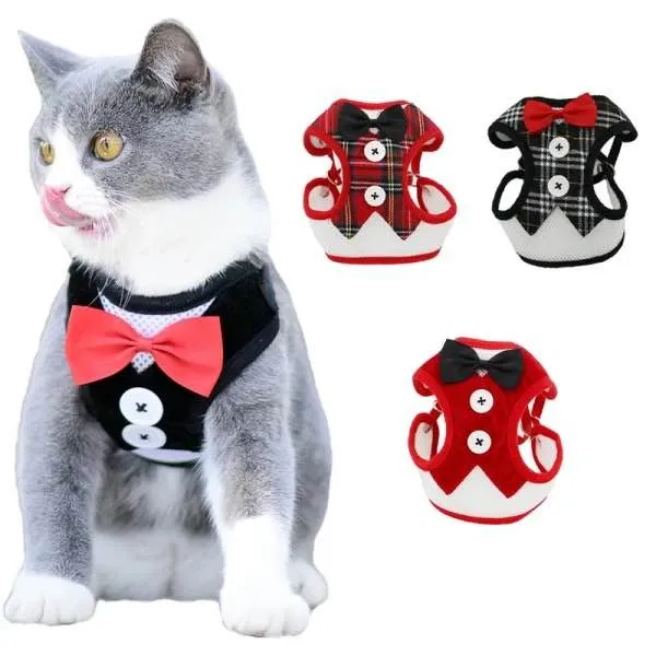 Cat Harness And Leash Escape Proof Adjustable