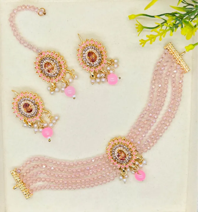 Charming%20Zarcon%20jewellery%20choker%20set%20with%20earrings%20and%20tika%20traditional%20design%20for%20girls%20and%20woman%20-%20Image%209