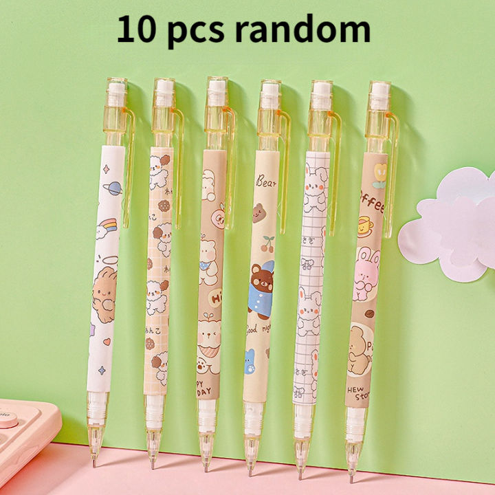 10%20pcs/pack%200.5mm%20Kawaii%20Animals%20Cartoon%20Mechanical%20Pencil%20Cute%20Pencil%20School%20Stationery%20Supplies%20Gift%20Cartoon%20Students%20Prize%20-%20Image%207