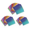 50 Multicolored Sheets Origami Paper / Color Gradient Origami Paper for Children And Adults / Square. 