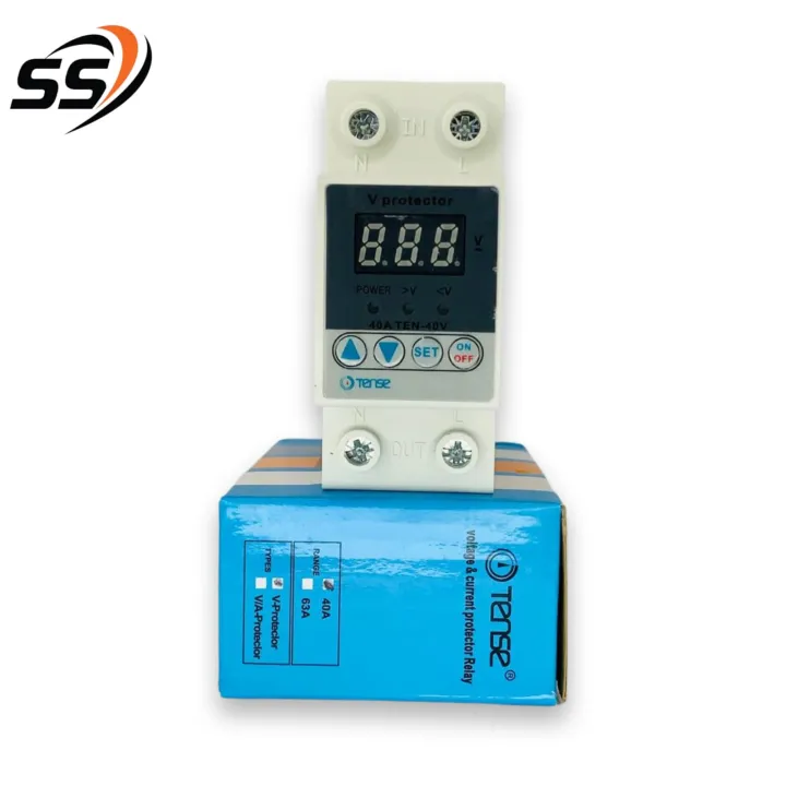 TENSE%2040A%20ADJUSTABLE%20VOLTAGE%20OVER%20AND%20UNDER%20PROTECTOR%20RELAY%20BREAKER%20WITH%20OVER%20CURRENT%20PROTECTION%20-%20Image%203