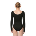 Women Basic Dance Leotard Long Sleeve Adult Team Ballet Leotard Dancewear.