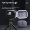 TELESIN Mini Storage Protection Bag Brushed Half Open Quick Release Carrying Case for GoPro 12 Hero 11 for GoPro Hero 10 9 Black. 