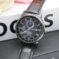【Discount offer】5pcs Set Men's Watch Automatic Man Bracelets Leather Belt Fashion Waterproof Shock Resistant Watch for Outdoor Explore Fishing. 