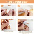 8Pcs Bedsheet Clips Non-Slip Fitted Quilt Sheet Holder Household Simple Pure Color Quilt Holder Mushroom Shape Quilt Clip, BedSheet Quilt Clip Duvet Cover Fastener Clip Anti Slip Blanket Buckles Quilt Holder Fixator Gripper Easy To Unlock- Mulitcolor. 