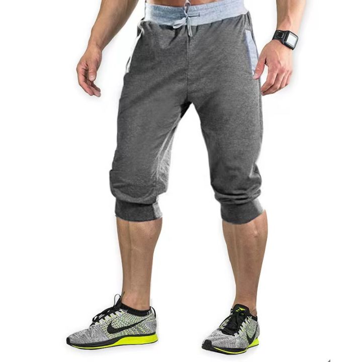 Men's%20Drawstring%20Sweatpants%20GYM%20Shorts%20Fashion%20Cargo%20Short%20Men%20Cropped%20Trousers%20Summer%20Beach%20Shorts%20Casual%20Jogging%20Track%20Pants%20-%20Image%205