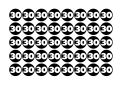 Number stickers indicate numbers, number stickers (numbers 20,25,30,35,40), size 3x3. Black, white number, 1 sheet, 40 units, code [E-076]. 