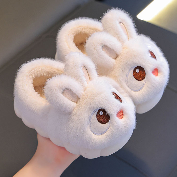 New%20Winter%20Cute%20Big%20eyed%20Rabbit%20Children's%20Waterproof%20Warm%20Non-slip%20Fluffy%20Slippers%20For%20Girls%20Boys%20Kids%20Indoor%20Home%20Cotton%20Shoes%20-%20Image%207