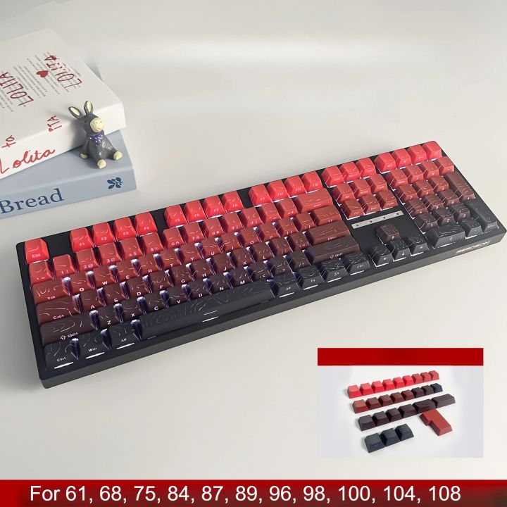 Red%20Contour%20Side%20Printed%20Shine%20Through%20Keycaps%20Cherry%20Profile%20Double%20Shot%20PBT%20Keycap%20for%20Gateron%20MX%20Switches%20Mechanical%20Keyboard%20-%20Image%204