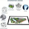 1pc A4 Digital Graphics Tablet: LED Light Box Pad for Writing, Painting, Drawing and Tracing - USB Electronic Art Copy Board. 