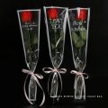 50pcspcs LOVE Transparent Rose Packaging Bags Flower Bouquet Plastic Bag Bouquet Wrapping Paper One Straight Bag Flower Packagin.