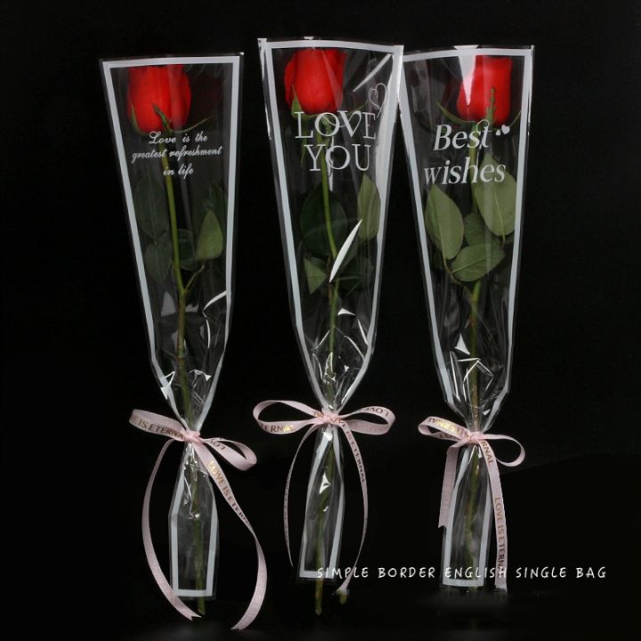 50pcspcs%20LOVE%20Transparent%20Rose%20Packaging%20Bags%20Flower%20Bouquet%20Plastic%20Bag%20Bouquet%20Wrapping%20Paper%20One%20Straight%20Bag%20Flower%20Packagin%20-%20Image%205