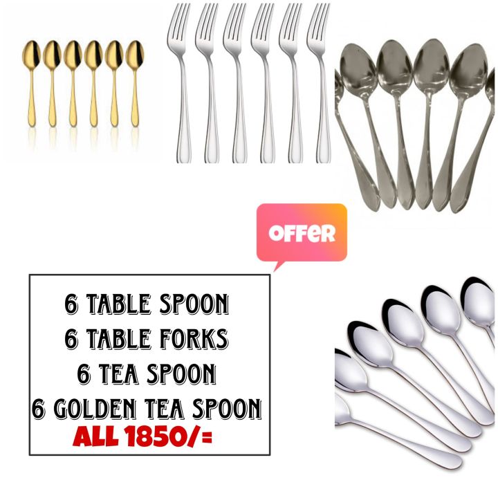 spoon set stainless steel 24pcs