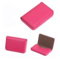 1pc PU Leather Business Card Holder With Magnetic Buckle Slim Pocket Name Card Holder Large Capacity Portable Credit Card Case. 