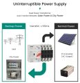 CSQ 100A 4P 3 Phase ATS 4 Pole Dual Power Din Rail Automatic Transfer Switch ATS Auto Change Over With Arc Chutte Protectors For Solar PV Inverter And Grid Type. 