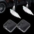 Angel Wing car door welcome light, stylish car decoration wireless projection light, car door opening light parts.