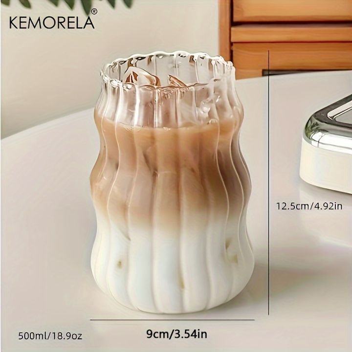 2/4/6PCS%20INS%20Glass%20Cup%20Heat-resistant%20Tumbler%20Drinkware%20Transparent%20Tea%20Juice%20Milk%20Coffee%20Mug%20Home%20Water%20Glasses%20Stripe%20Beer%20Mug%20-%20Image%203