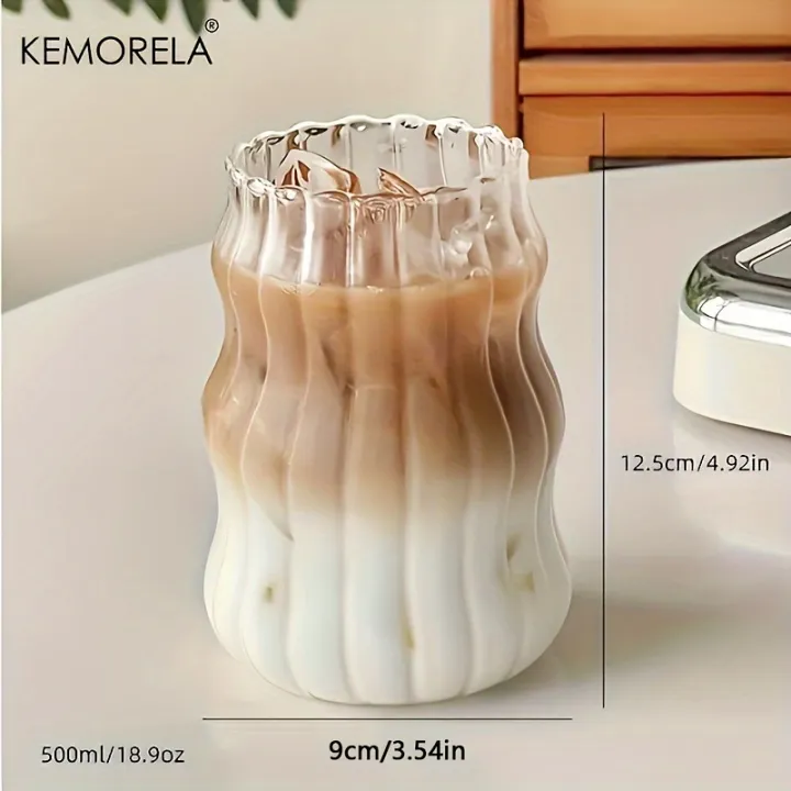 2/4/6PCS%20INS%20Glass%20Cup%20Heat-resistant%20Tumbler%20Drinkware%20Transparent%20Tea%20Juice%20Milk%20Coffee%20Mug%20Home%20Water%20Glasses%20Stripe%20Beer%20Mug%20-%20Image%203