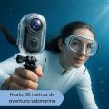 Mini cameras 4K Bike Motorcycle Magnetic Wearable Camera WiFi Friendly Cam with Waterproof Shell For Casual Cycling Vlog.