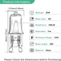 10PCS G9 120V 25W 40W 60W Eco Halogen Light Bulbs LED Lamp Bulbs Inserted Beads Crystal Lamp Halogen Bulb. 