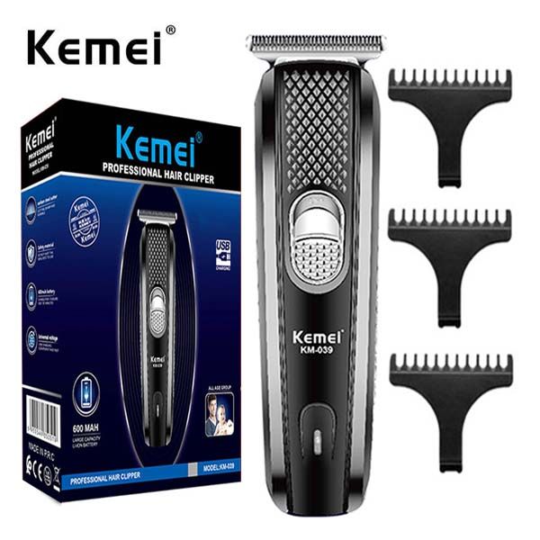 Kemei KM-039 Professional Hair Clipper For Men Edge Hair Trimmer Beard Grooming Electric Hair Cutting Machine Rechargeable Hairc