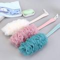 Long Handle Bath Sponge - Soft Mesh Body Scrubber & Exfoliating Shower Brush for Back Cleaning. 