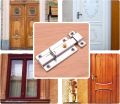 3 inch Stainless Steel Spring Loaded Automatic Door Latch ,2 Pack 3 Inch Door Latch Sliding Lock,Bar rel Bolt With Button,Suitable for Home,Hotel and Most Room Doors (Silver). 