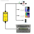 Moonet Car USB AUX Input Adapter Radio Changer for Toyota Avensis RAV4 Auris Corolla Yaris Camry (Non Navi or DVD. 