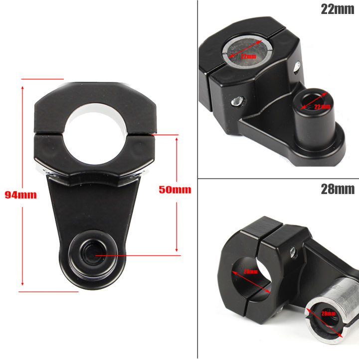 Motorcycle%2022mm%2028mm%20Bar%20Clamps%20Raised%20Handlebar%20Handle%20Bar%20Risers%20Black%20Silver%20Mount%20Riser%20Clamp%20Dirt%20Motocross%20Accessories%20-%20Image%202