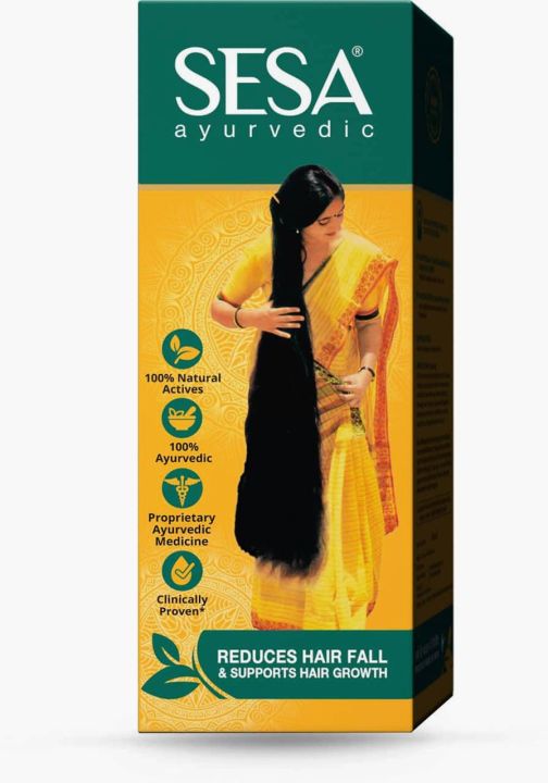 SESA Ayurvedic Hair Oil for All Hair Types 180 Ml Nourishing Hair Care Product
