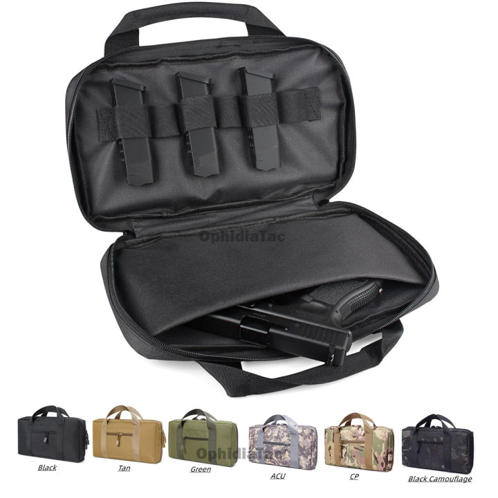 Machine Gun Bag Tactical Gun Range Bag Shooting Pistol Bag Handgun Compact Duffle Bag ...