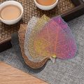 1pc Stainless Steel Tea Infuser Leave Shape Bodhi Tea Filter Kung Fu Tea Infusers Access Hollow Out Leaves Strainer Drinkware. 