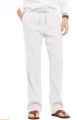 Men's Summer Soft 100% Cotton Straight Fit Trousers. 