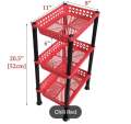 Versatile Mini Kicthen rack for home & office compact and functional storage (plastic rack). 