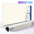Minimalist Mouse Pads Blue Cat Cute Design Gaming Mousemat Large Mousepad Gamer  Mat Company Desk Pads Design For  Rug. 