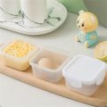 4Pcs Mini Food Storage Containers Leakproof Lids, Condiment Sauce Containers Mini Freezer Storage Containers Airtight Containers. 