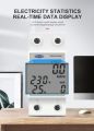 Tomzn WIFI Circuit breaker 63A 220V Energy Meter Metering Timer with voltage current leakage protection. 
